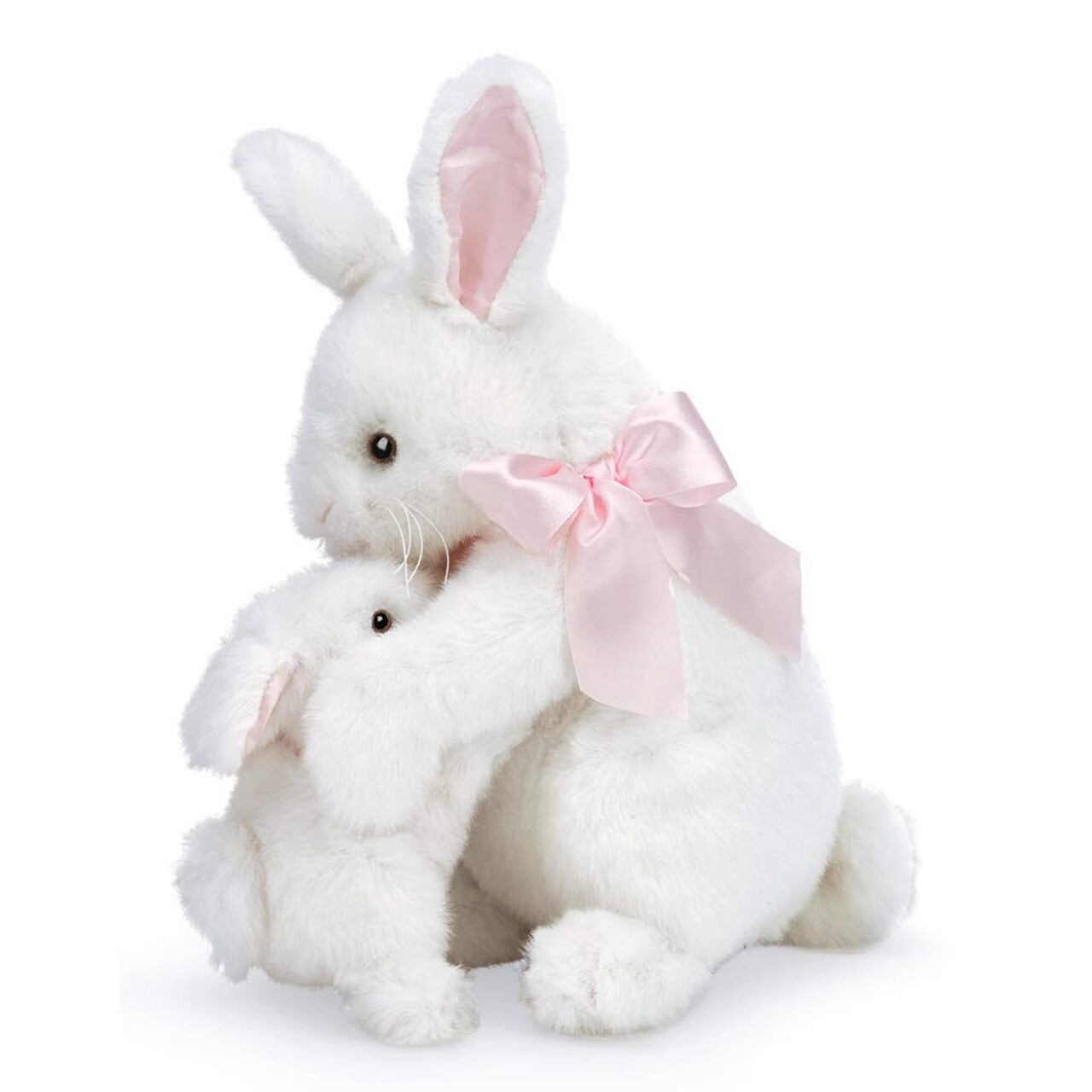 Bearington Some Bunny Loves You White Plush Stuffed Animal Bunny Rabbit, Adorable, Cuddly, Great Gift for Bunny Lovers of All Ages, Birthdays, Holidays and Special Occasions, 12 inches